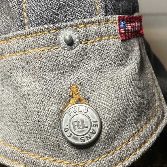 RARE Ralph Lauren Polo Jeans Co. Cloth Bag - Picture 8 of 16